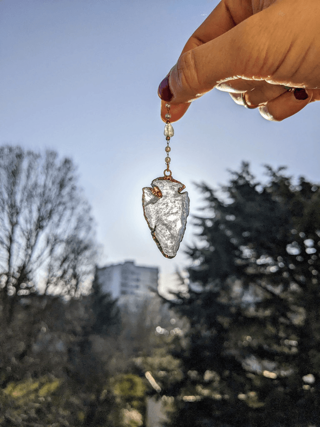 Pendule Divinatoire Quarz Vert